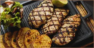 Grilled Chicken <span style="color: white"><br>11$</br></span></p>